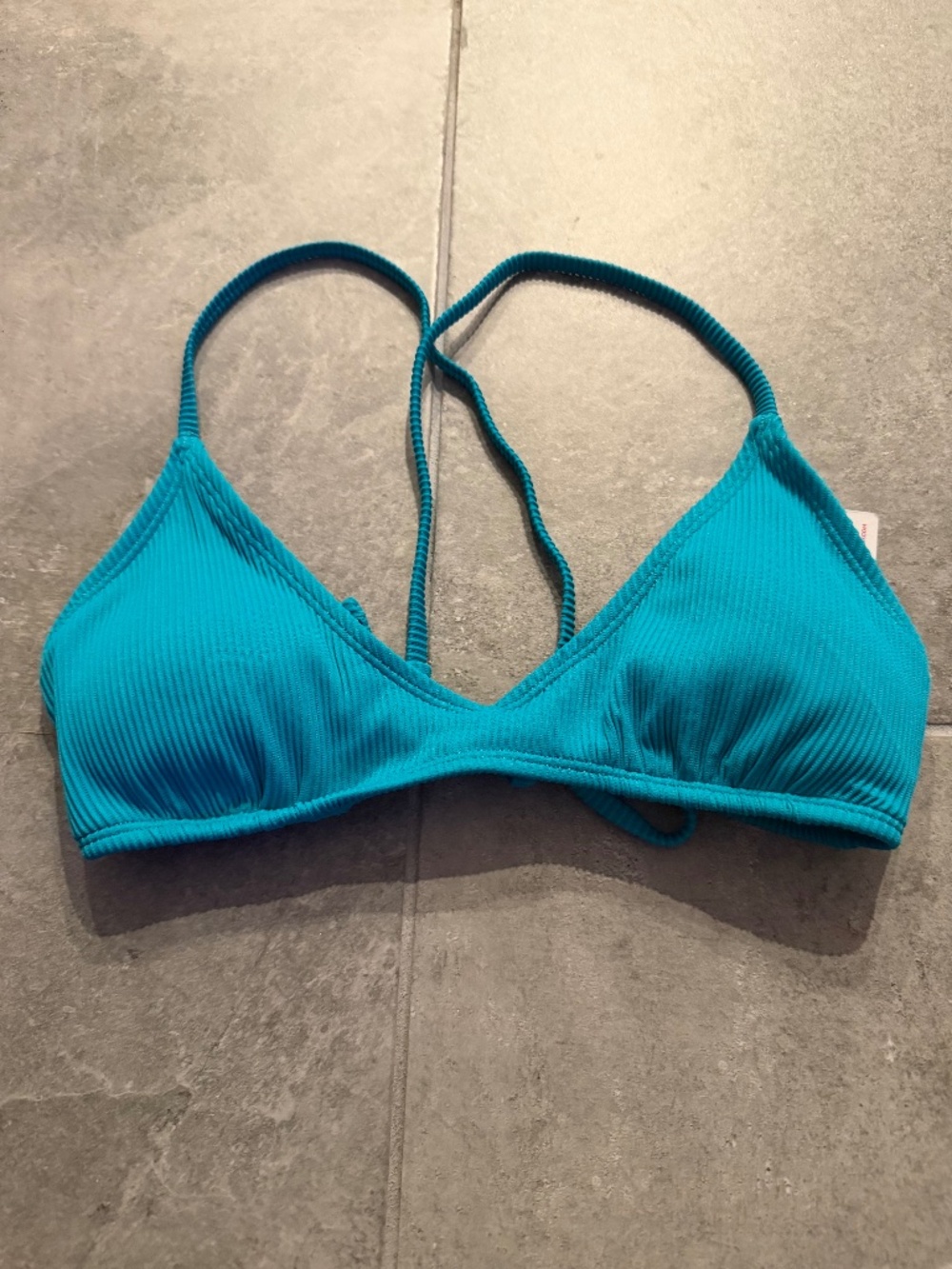 Roxy Love Athletic Triangle Bikini Top Size M